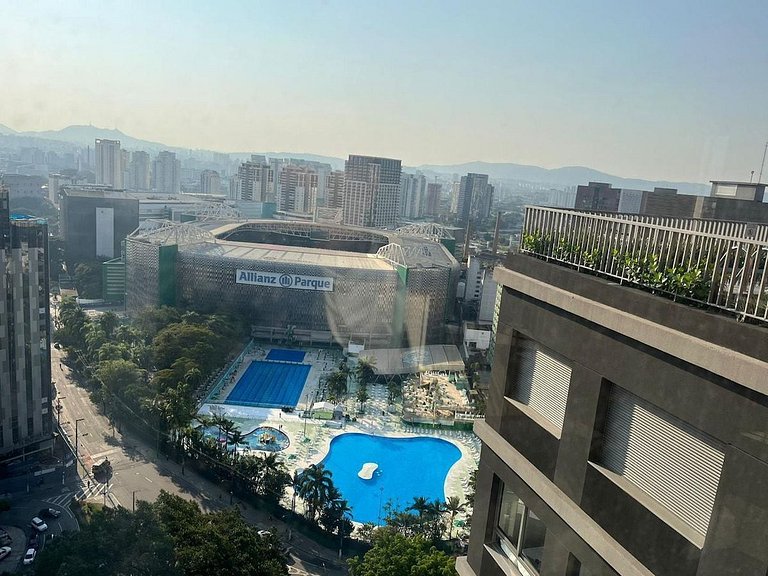 Vista para o Allianz Parque – Apto Acomchegante