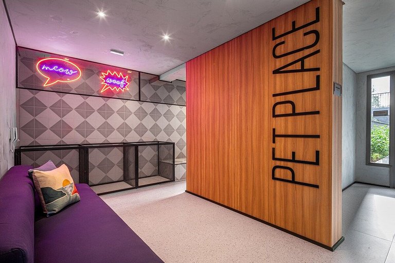 Studio em prédio novo e moderno  - Moema