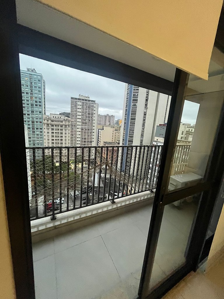 Estúdio Moderno prox Praça da República lazer 24H