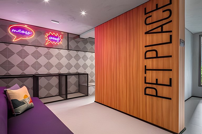 Studio em prédio novo e moderno  - Moema