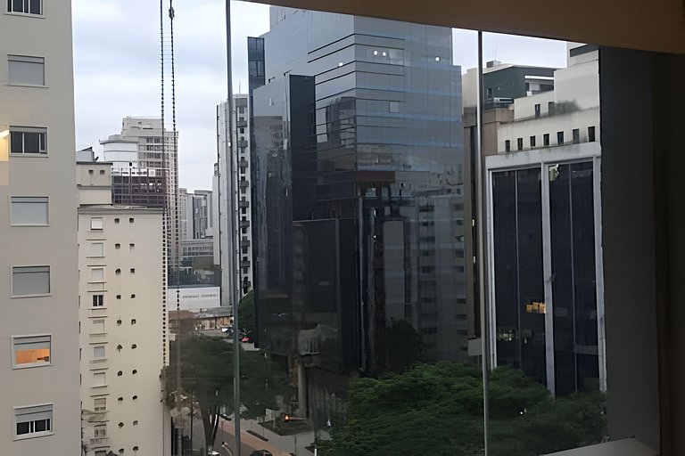 Studio em prédio novo e moderno  - Moema